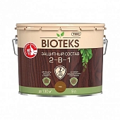 Деревозащитное средство Bioteks 2в1 тик 9 л